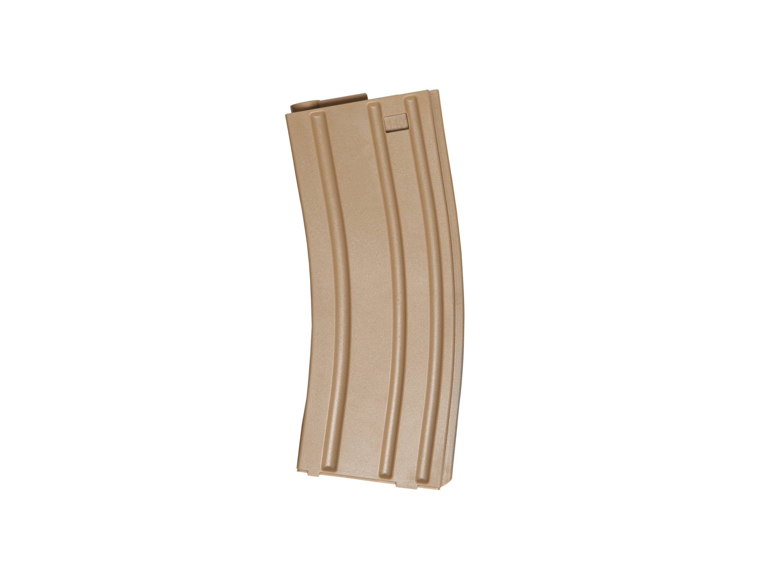 ASG M4 / AR15 Mid-Cap Magazine, 140 BBs, Plastic - Tan OD-A-ASG293-TAN asgbox.pl ASG M4 / AR15 Mid-Cap Magazine, 140 BBs, Plastic - Tan