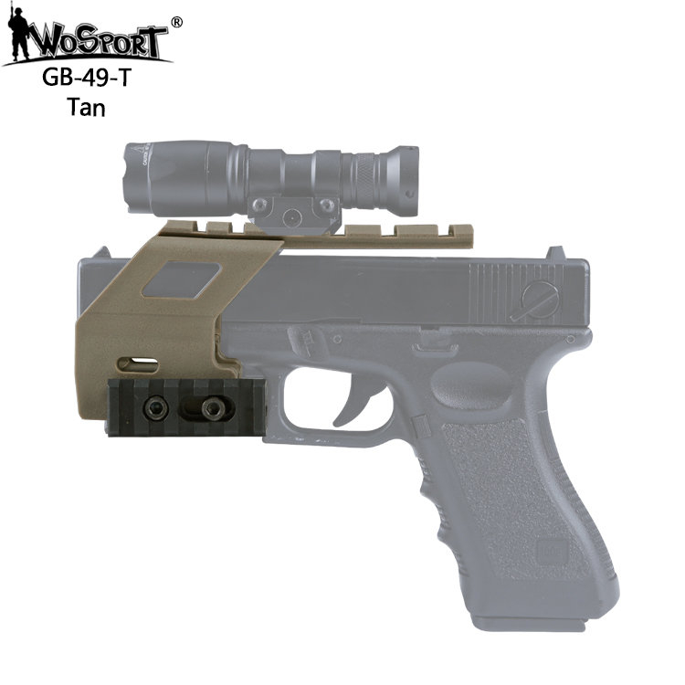 WST GB-49 Rail Base System for G-Series Pistols - Tan OD-A-WOSP33-TAN asgbox.pl WST GB-49 Rail Base System for G-Series Pistols - Tan