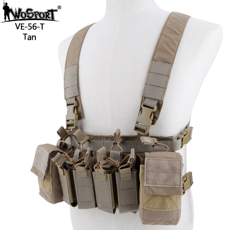 WST Tactical Chest Rig D3CRX - TAN OD-A-WOSP56-TAN asgbox.pl WST Tactical Chest Rig D3CRX - TAN