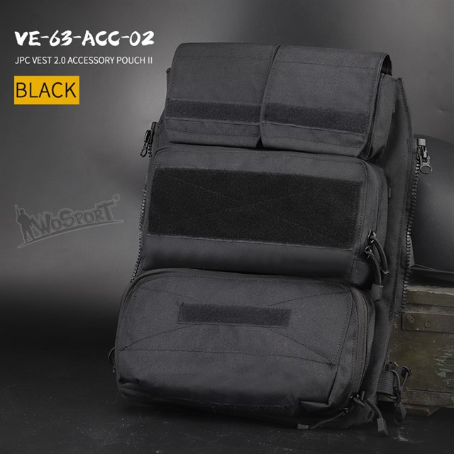 JPC vest 2.0 Accessory Bag II - Black OD-A-WOSP58-BK asgbox.pl JPC vest 2.0 Accessory Bag II - Black