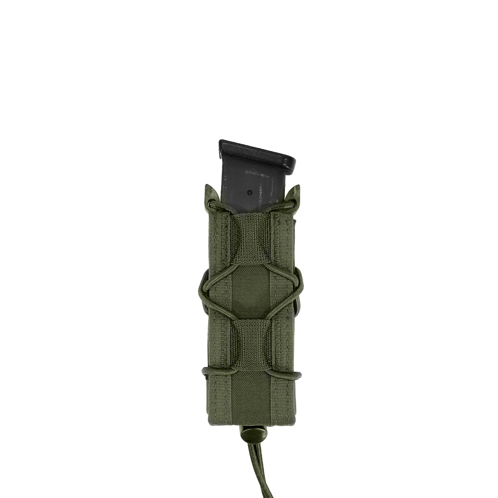 WAS Single Quick Mag Pouch for 9 mm Pistol Magazine - Green OD-A-W-EO-SQMP-OD asgbox.pl WAS Single Quick Mag Pouch for 9 mm Pistol Magazine - Green