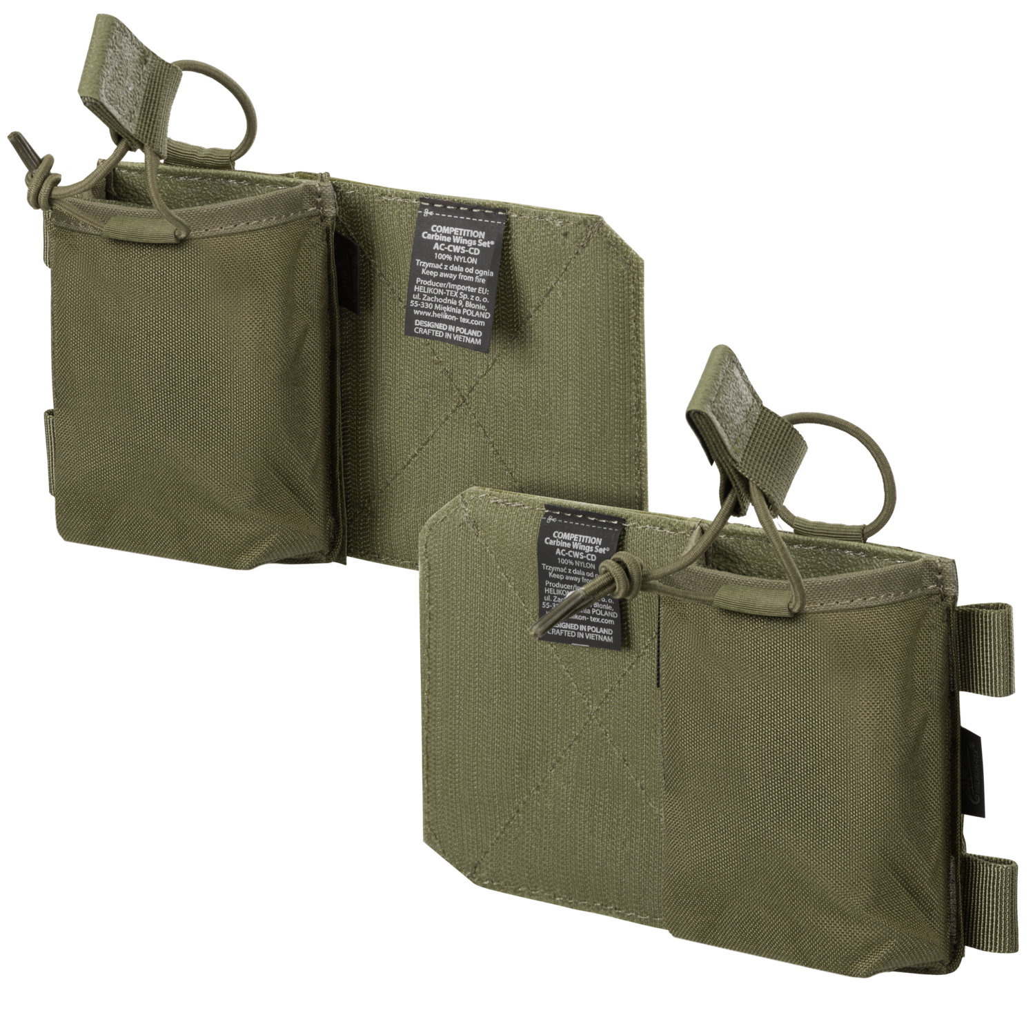 HELIKON COMPETITION Carbine Wings Set(R) Pouch, Left and Right - Green OD-A-AC-CWS-CD-02 asgbox.pl HELIKON COMPETITION Carbine Wings Set(R) Pouch, Left and Right - Green