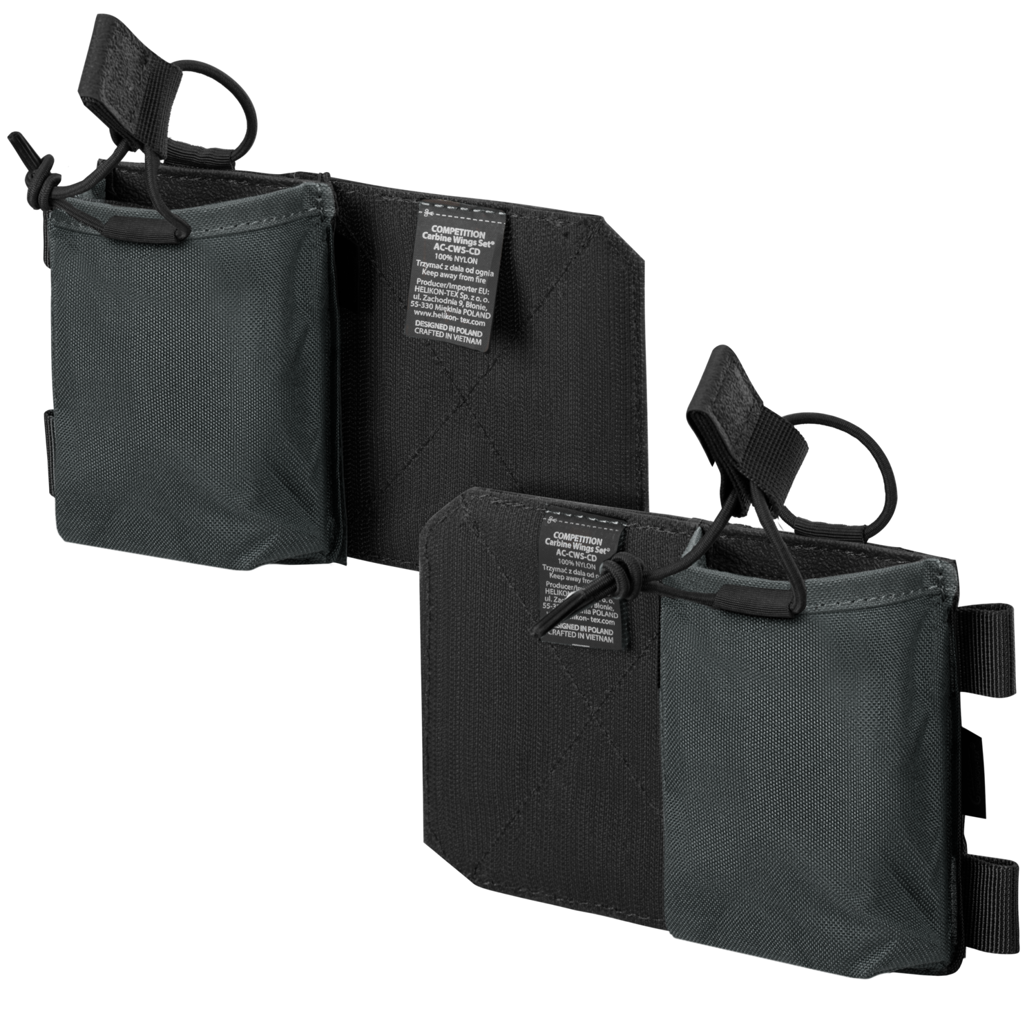 HELIKON COMPETITION Carbine Wings Set(R) Pouch, Left and Right - Grey/Black OD-A-AC-CWS-CD-3501A asgbox.pl HELIKON COMPETITION Carbine Wings Set(R) Pouch, Left and Right - Grey/Black