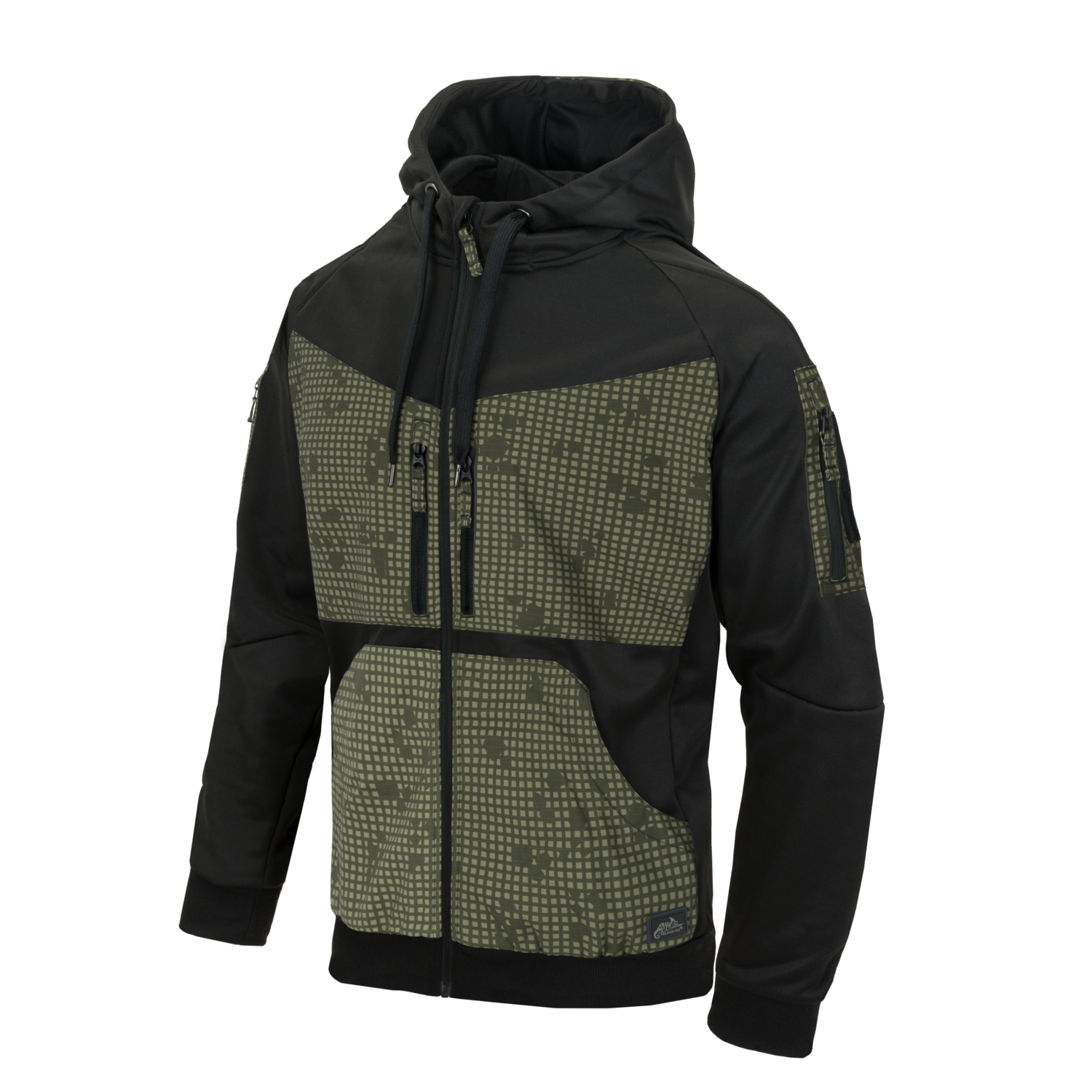 HELIKON ROGUE Hoodie (FullZip)(R) - Black/Desert Night Camo OD-A-BL-RHF-PO-010LA-B02 asgbox.pl HELIKON ROGUE Hoodie (FullZip)(R) - Black/Desert Night Camo