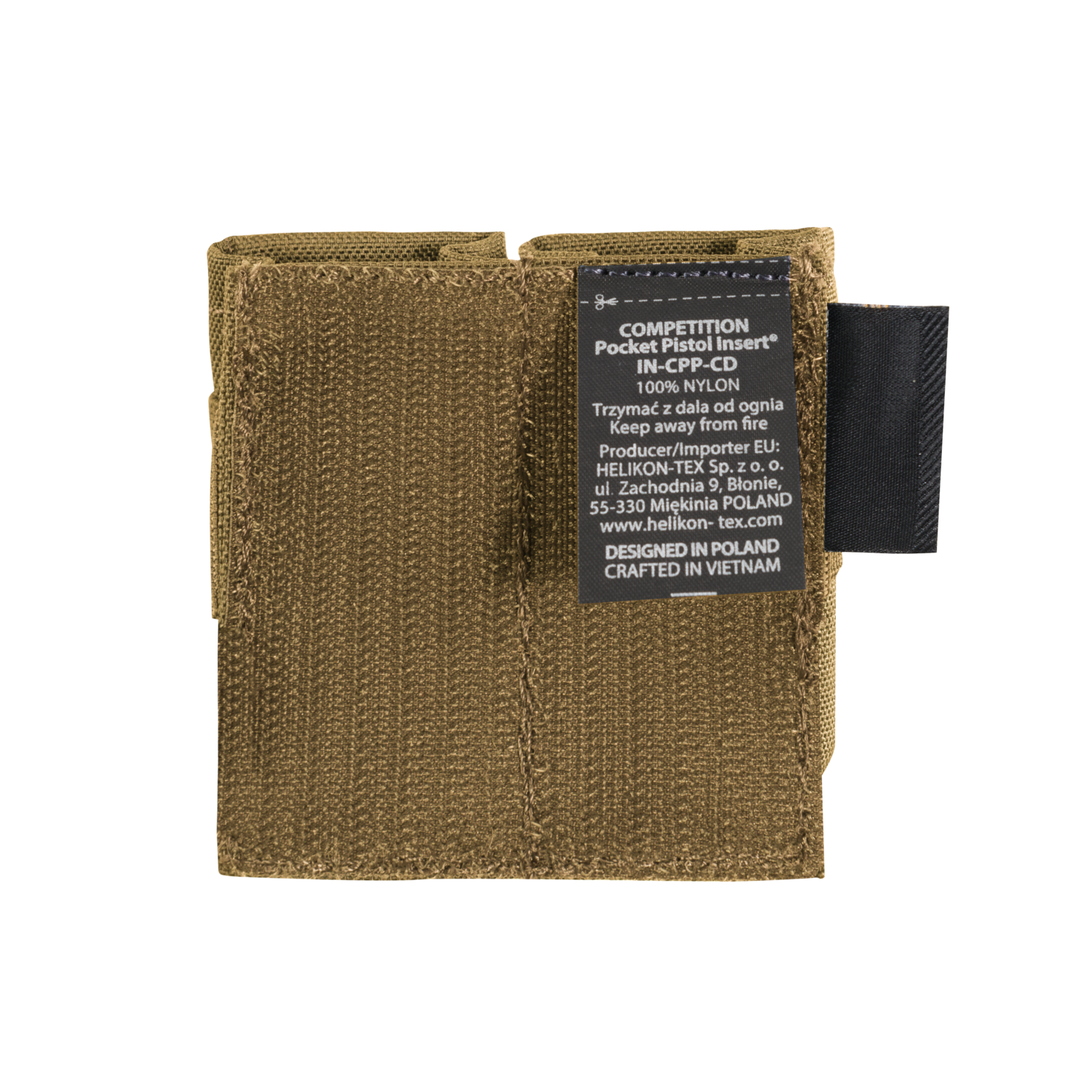 HELIKON COMPETITION Pocket Pistol Insert(R) Pouch for 2 Pistol Magazines - Coyote OD-A-IN-CPP-CD-11 asgbox.pl HELIKON COMPETITION Pocket Pistol Insert(R) Pouch for 2 Pistol Magazines - Coyote - obrazek 2