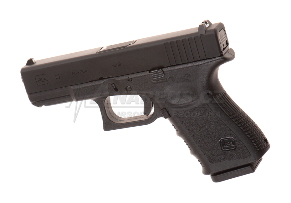 Umarex Glock 19 Gen3 GBB Gas pistol - Black OD-A-UMAR067 asgbox.pl Umarex Glock 19 Gen3 GBB Gas pistol - Black - obrazek 2