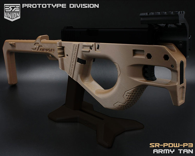 SRU - Airsoft PDW P3 Conversion for WE Glock - TAN OD-A-SR-P3-WE-TAN asgbox.pl SRU - Airsoft PDW P3 Conversion for WE Glock - TAN - obrazek 2