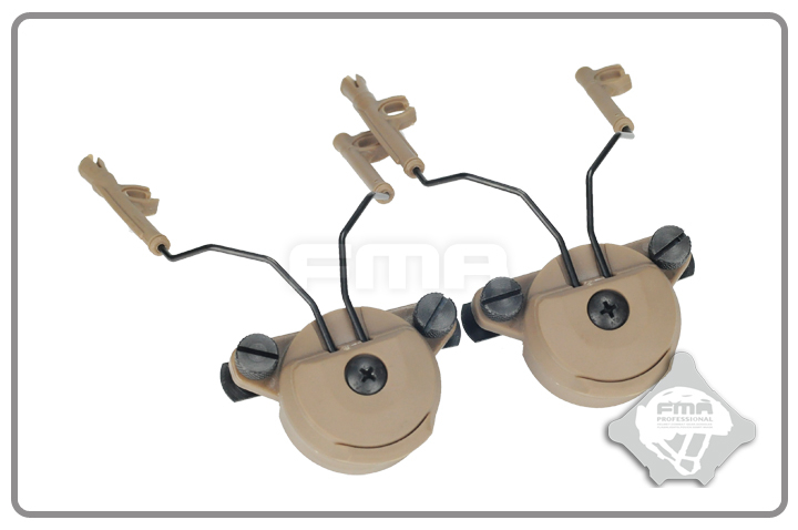 FMA EXFIL Helmet Mount for Peltor Comtac Headset - Tan OD-A-TB997-DE asgbox.pl FMA EXFIL Helmet Mount for Peltor Comtac Headset - Tan - obrazek 2