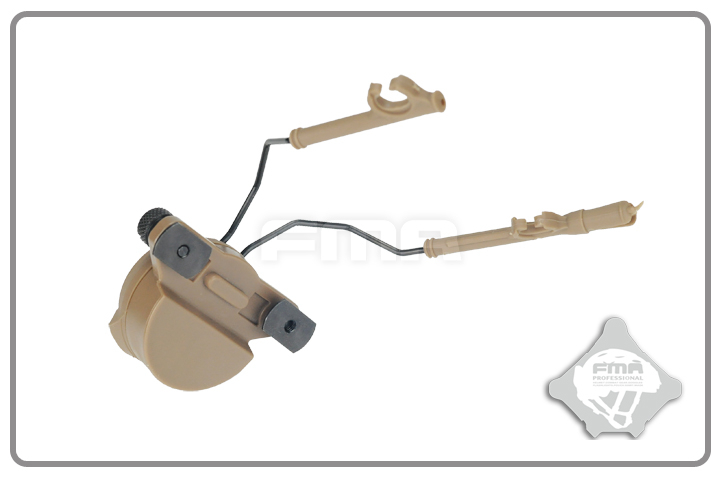 FMA EXFIL Helmet Mount for Peltor Comtac Headset - Tan OD-A-TB997-DE asgbox.pl FMA EXFIL Helmet Mount for Peltor Comtac Headset - Tan - obrazek 5