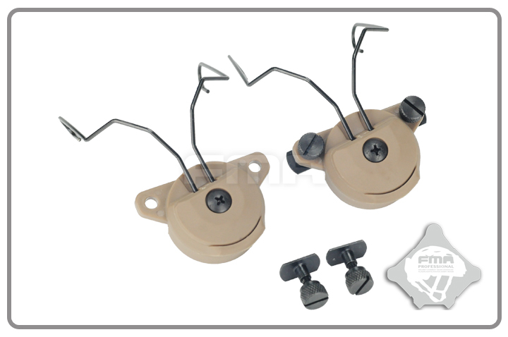 FMA EXFIL Helmet Mount for MSA Sordin Headset - Tan OD-A-TB998-DE asgbox.pl FMA EXFIL Helmet Mount for MSA Sordin Headset - Tan
