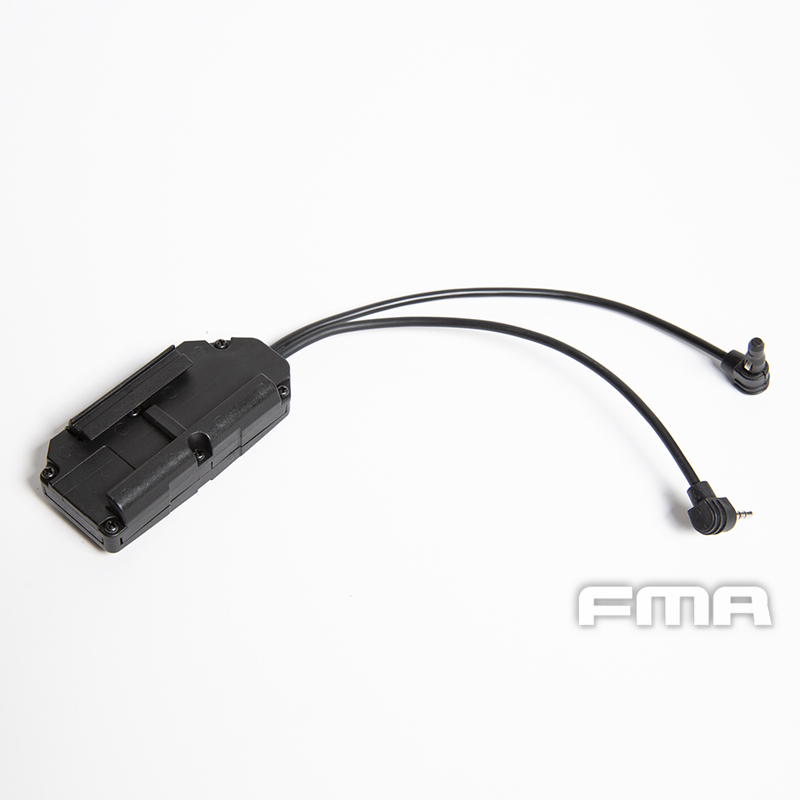 FMA Dual Switch PEQ, Laser Plug and 2.5 mm Connectors without Logo - Black OD-A-TB1406-BK-B asgbox.pl FMA Dual Switch PEQ, Laser Plug and 2.5 mm Connectors without Logo - Black - obrazek 2