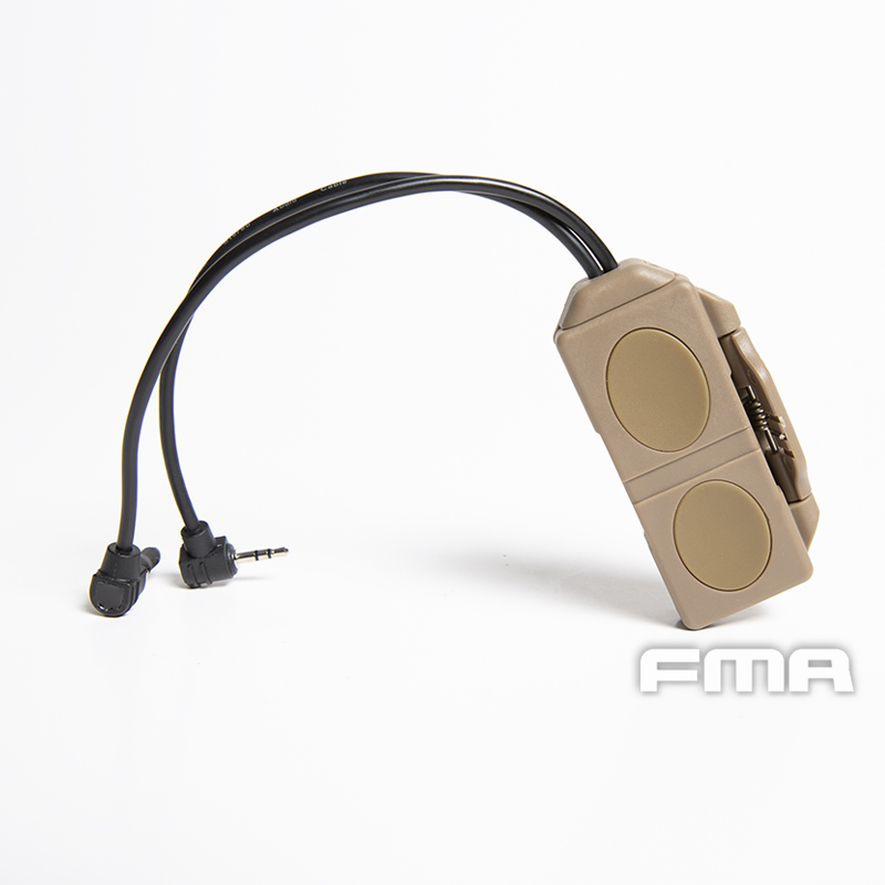 FMA Dual Switch PEQ, Laser Plug and 2.5 mm Connectors with Logo - Tan OD-A-TB1406-DE-A asgbox.pl FMA Dual Switch PEQ, Laser Plug and 2.5 mm Connectors with Logo - Tan - obrazek 2
