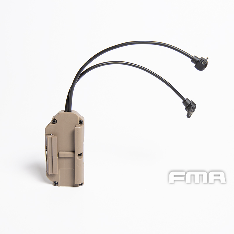 FMA Dual Switch PEQ, Laser Plug and 2.5 mm Connectors without Logo - Tan OD-A-TB1406-DE-B asgbox.pl FMA Dual Switch PEQ, Laser Plug and 2.5 mm Connectors without Logo - Tan - obrazek 2