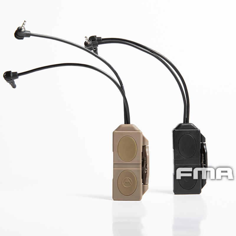 FMA Dual Switch PEQ, Laser Plug and 2.5 mm Connectors with Logo - Tan OD-A-TB1406-DE-A asgbox.pl FMA Dual Switch PEQ, Laser Plug and 2.5 mm Connectors with Logo - Tan