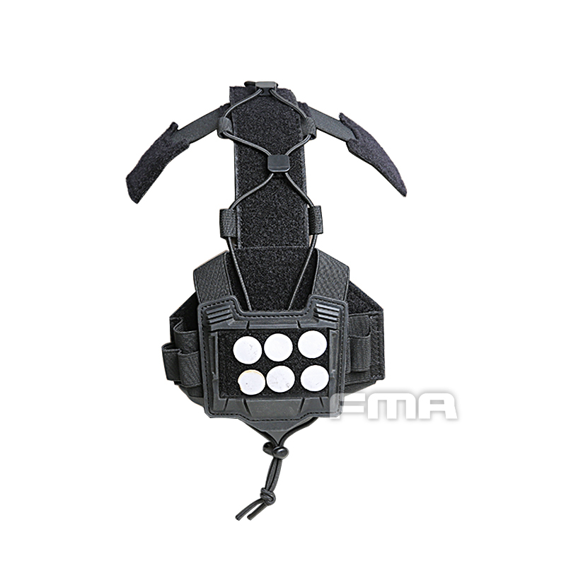 FMA Agility Bridge Helmet Cover for NVG Battery Box - Black OD-A-TB1368-BK asgbox.pl FMA Agility Bridge Helmet Cover for NVG Battery Box - Black - obrazek 2