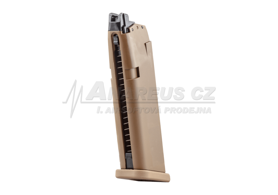 Umarex Gas magazine for Glock 19X GBB, 22 BBs - Tan OD-A-UMAR074 asgbox.pl Umarex Gas magazine for Glock 19X GBB, 22 BBs - Tan
