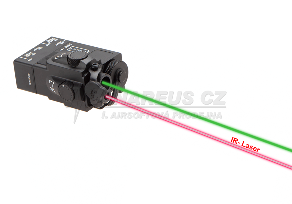 DBAL Mini Laser Module (Green/IR laser plus strobo) - BK OD-A-WADSN005-BK asgbox.pl DBAL Mini Laser Module (Green/IR laser plus strobo) - BK - obrazek 2