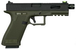 Novritsch SSP18 GBB CO2 Pistol - Black / Green