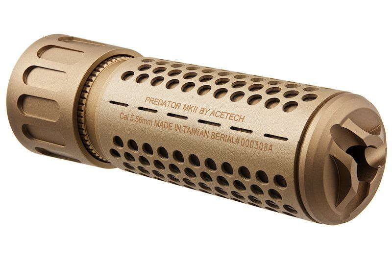 AceTech PREDATOR MKII (BRIGHTER C) QD Tracer Suppressor - Tan OD-A-PAS0505-T-001 asgbox.pl AceTech PREDATOR MKII (BRIGHTER C) QD Tracer Suppressor - Tan