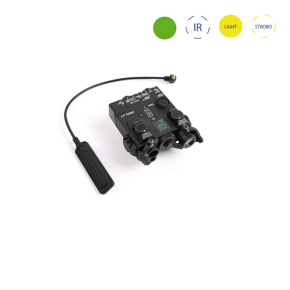 DBAL-A2 Illuminator / Laser Module Green plus IR Aluminium - BK OD-A-WADSN004-BK asgbox.pl DBAL-A2 Illuminator / Laser Module Green plus IR Aluminium - BK - obrazek 2
