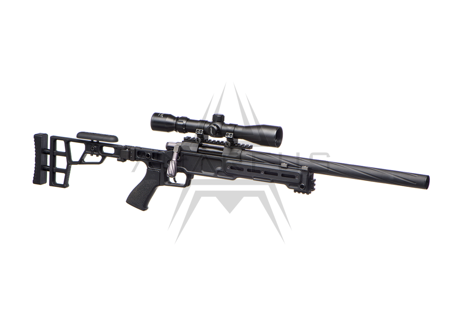 ML MLC-S2 Tactical Kit Chassis with Folding Stock for VSR - Black OD-A-MPLF163-BK asgbox.pl ML MLC-S2 Tactical Kit Chassis with Folding Stock for VSR - Black - obrazek 3