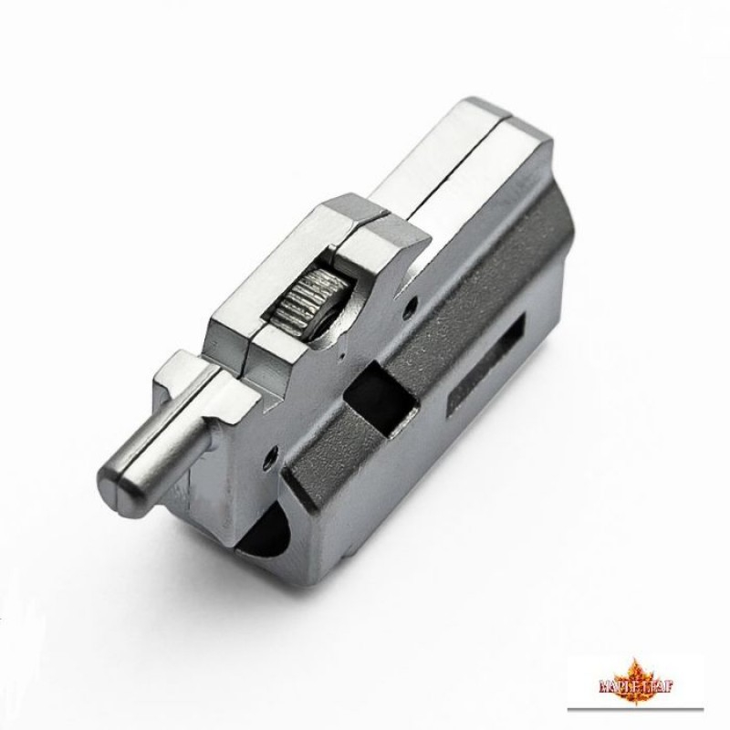 ML CNC Aluminum Hop-up Chamber for VFC Umarex / GHK Glock 17 GBB - Silver OD-A-MPLF165 asgbox.pl ML CNC Aluminum Hop-up Chamber for VFC Umarex / GHK Glock 17 GBB - Silver - obrazek 2