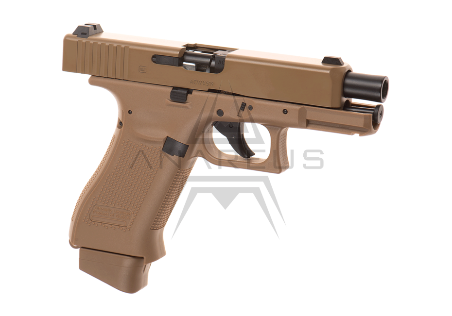 Umarex Glock 19X GBB CO2 Pistol - Tan OD-A-UMAR053 asgbox.pl Umarex Glock 19X GBB CO2 Pistol - Tan - obrazek 3