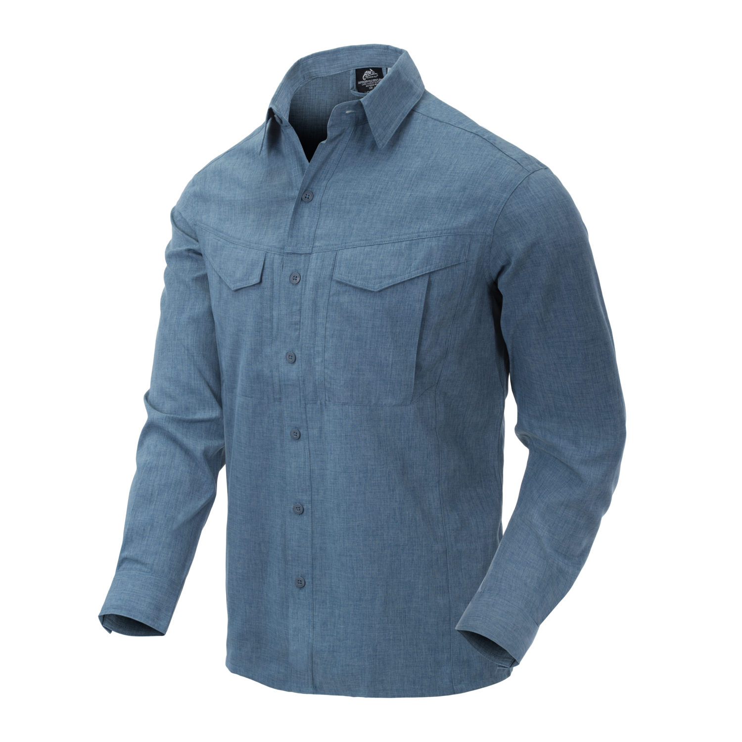 HELIKON DEFENDER Mk2 Gentleman Shirt(R) - Melange Blue OD-A-KO-DGM-PO-6520Y-B03 asgbox.pl HELIKON DEFENDER Mk2 Gentleman Shirt(R) - Melange Blue