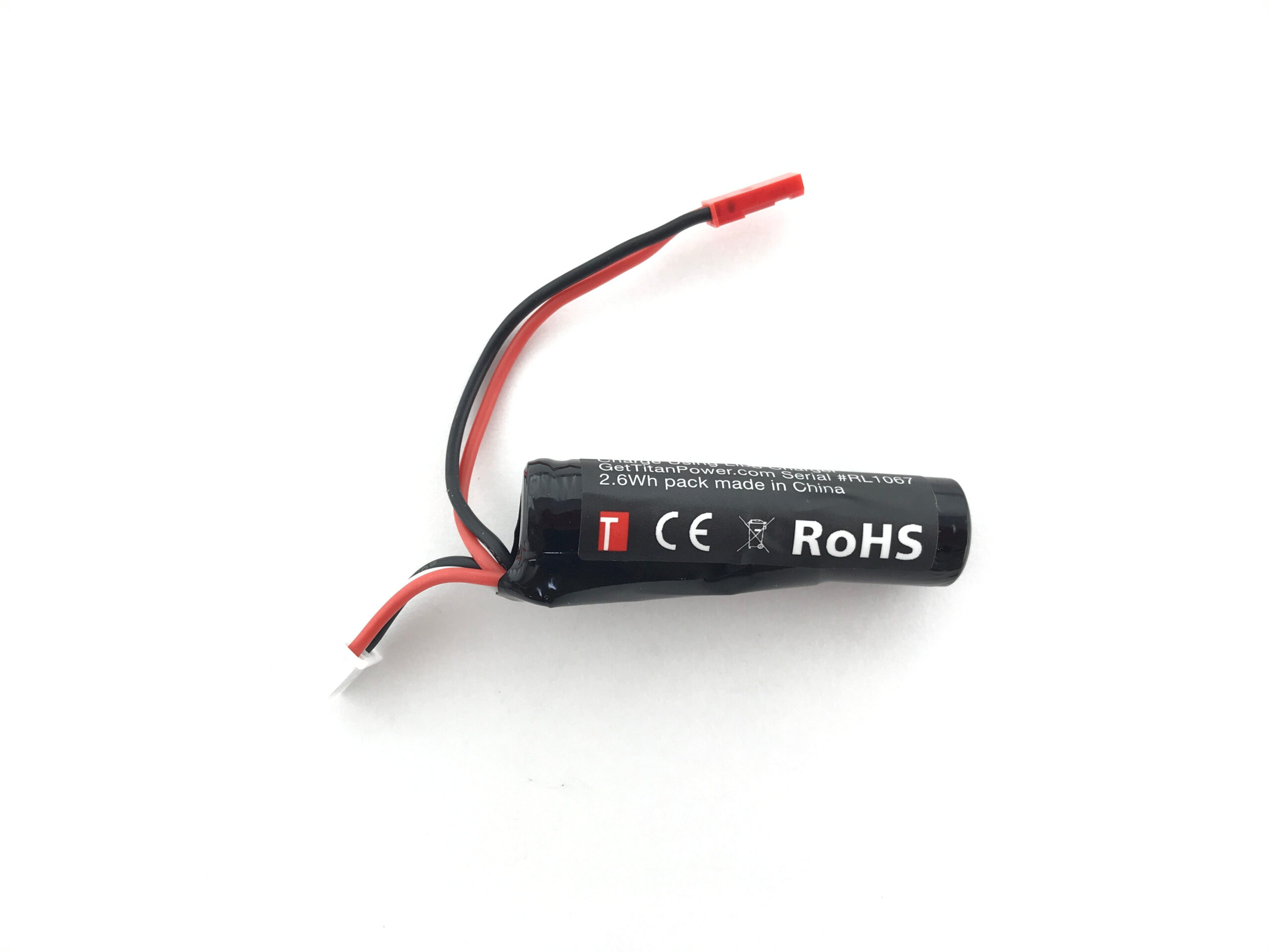 Li-Ion Battery TITAN 7,4V 350mAh, 16C, HPA System JST - Mini Stick OD-A-TIT006 asgbox.pl Li-Ion Battery TITAN 7,4V 350mAh, 16C, HPA System JST - Mini Stick - obrazek 3