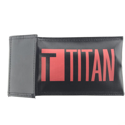 Alternative view of TITAN Safety Fireproof Bag for Batteries, 24.5x10.5 cm - Black