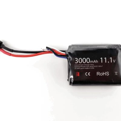 Alternative view of Li-Ion Battery TITAN 11.1V 3000mAh, 30C - Monoblock (PEQ Brick)