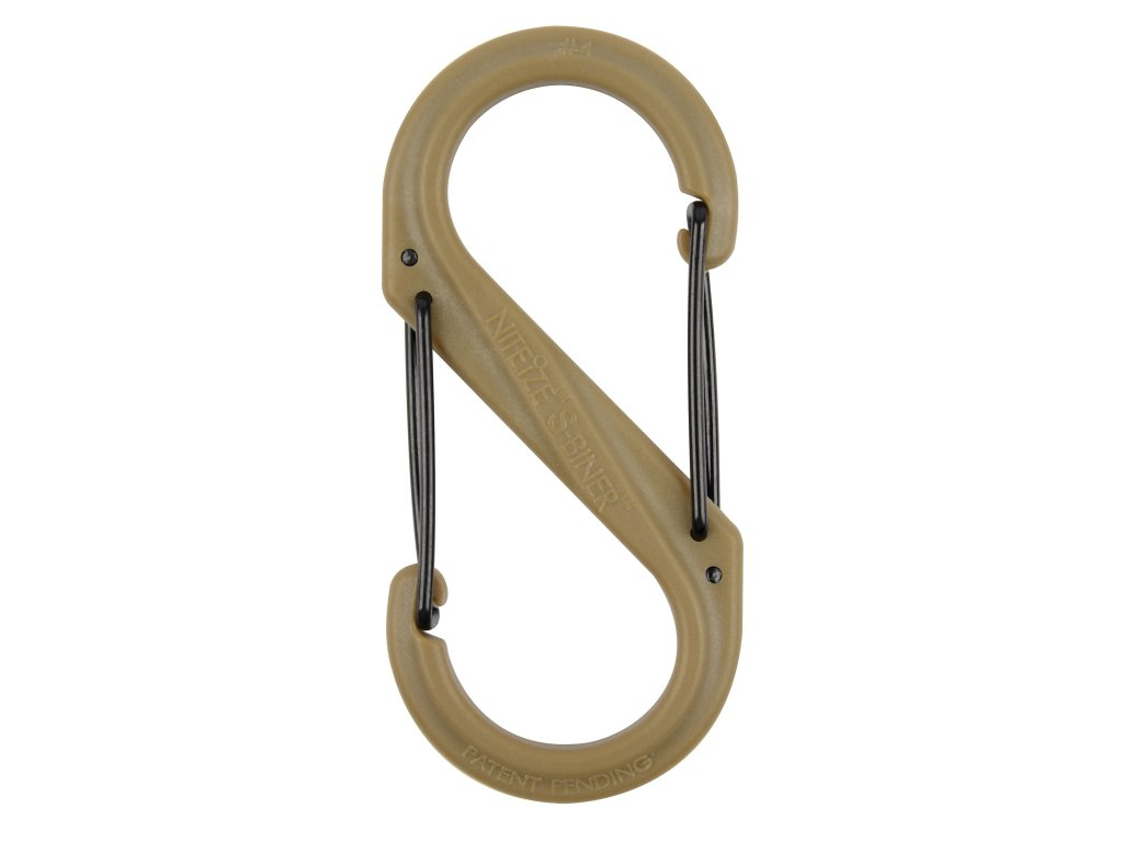 S-BINER(R) PLASTIC DUAL CARABINER, coyote - size 4 OD-A-SBP4-03-28BG asgbox.pl S-BINER(R) PLASTIC DUAL CARABINER, coyote - size 4 - obrazek 2