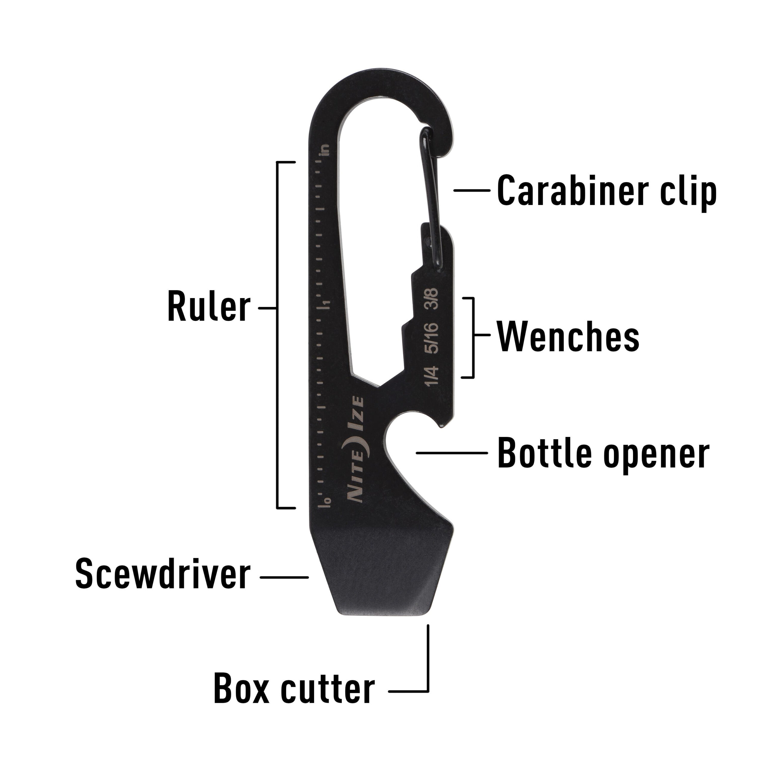 DOOHICKEY(R) KEY TOOL, black OD-A-KMT-01-R3 asgbox.pl DOOHICKEY(R) KEY TOOL, black - obrazek 3