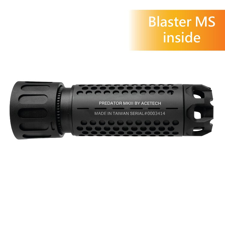 AceTech PREDATOR MKIII (BLASTER MS) QD Tracer Suppressor - Black OD-A-PAS0206-B-001 asgbox.pl AceTech PREDATOR MKIII (BLASTER MS) QD Tracer Suppressor - Black - obrazek 2