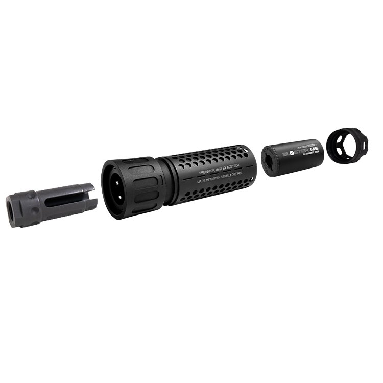 AceTech PREDATOR MKIII (BLASTER MS) QD Tracer Suppressor - Black OD-A-PAS0206-B-001 asgbox.pl AceTech PREDATOR MKIII (BLASTER MS) QD Tracer Suppressor - Black - obrazek 4
