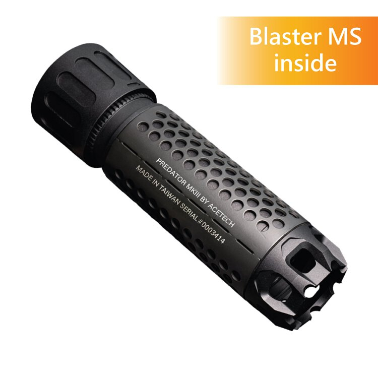 AceTech PREDATOR MKIII (BLASTER MS) QD Tracer Suppressor - Black OD-A-PAS0206-B-001 asgbox.pl AceTech PREDATOR MKIII (BLASTER MS) QD Tracer Suppressor - Black