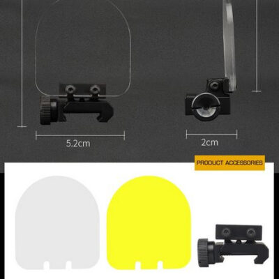Flip-up QD Scope Lens / Sight Shield Protector - Black OD-A-WOSP67-BK asgbox.pl
