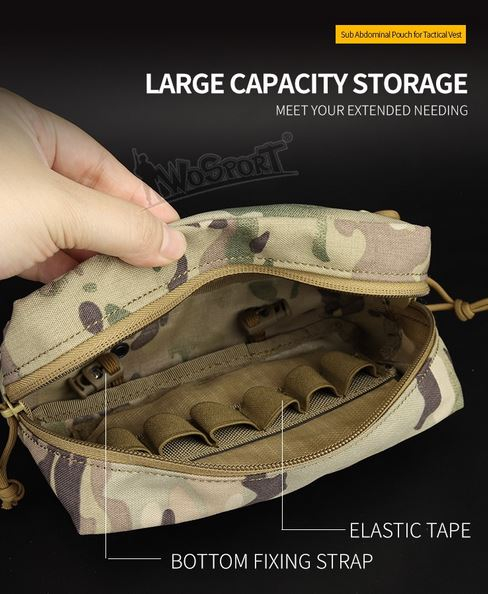 WST Abdominal Fanny Pack with Velcro Mount - MC OD-A-WOSP71-MC asgbox.pl WST Abdominal Fanny Pack with Velcro Mount - MC - obrazek 4