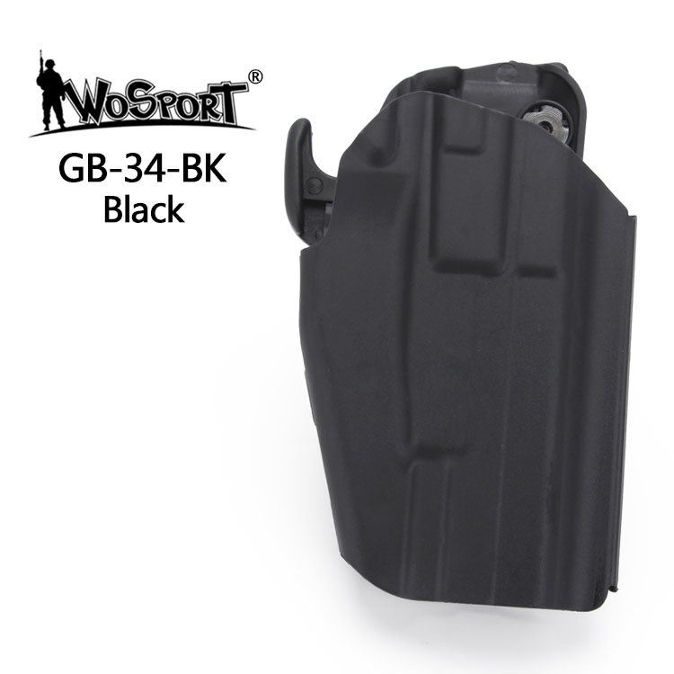 WST Universal Belt Holster GB34 for Compact Pistols, Right Hand - Black OD-A-WOSP92-BK asgbox.pl WST Universal Belt Holster GB34 for Compact Pistols, Right Hand - Black