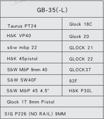 Alternative view of WST Universal Belt Holster GB35 for Full Size Pistols, Right Hand - MC