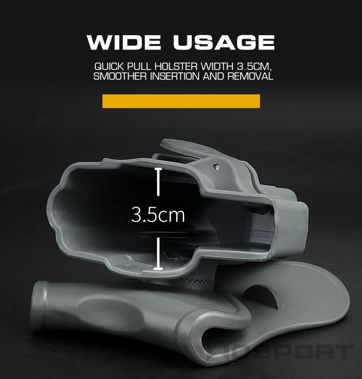 WST Belt Holster for G-Series, Right Hand - Tan OD-A-WOSP94-TAN asgbox.pl WST Belt Holster for G-Series, Right Hand - Tan - obrazek 4