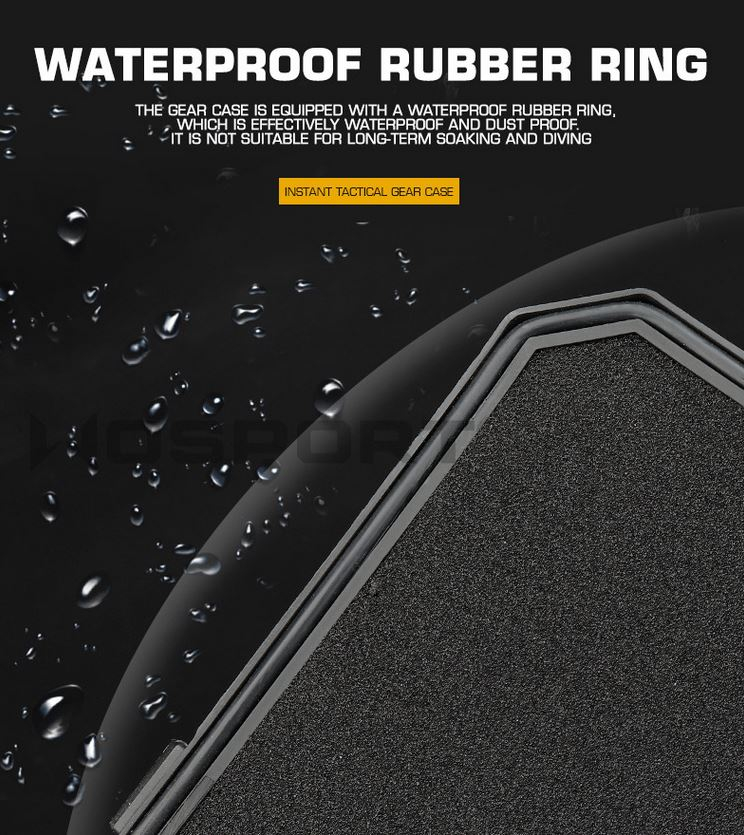 Waterproof Molle tactical gear case - Black OD-A-WOSP97-BK asgbox.pl Waterproof Molle tactical gear case - Black - obrazek 5