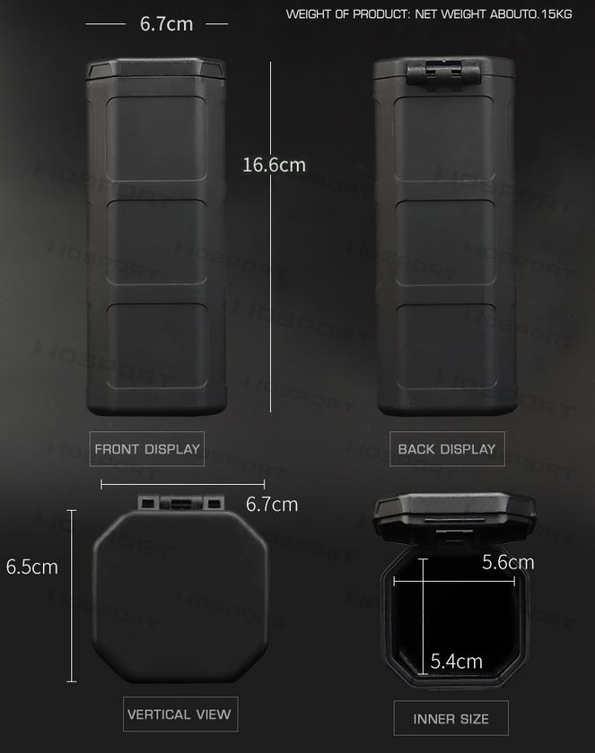 WST Tactical Storage Box, 16x6x6 cm - Green OD-A-WOSP99-OD asgbox.pl WST Tactical Storage Box, 16x6x6 cm - Green - obrazek 4
