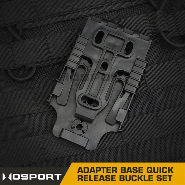 WST Quick Locking System Kit for QLS Holsters - Black OD-A-WOSP102-BK asgbox.pl WST Quick Locking System Kit for QLS Holsters - Black - obrazek 4