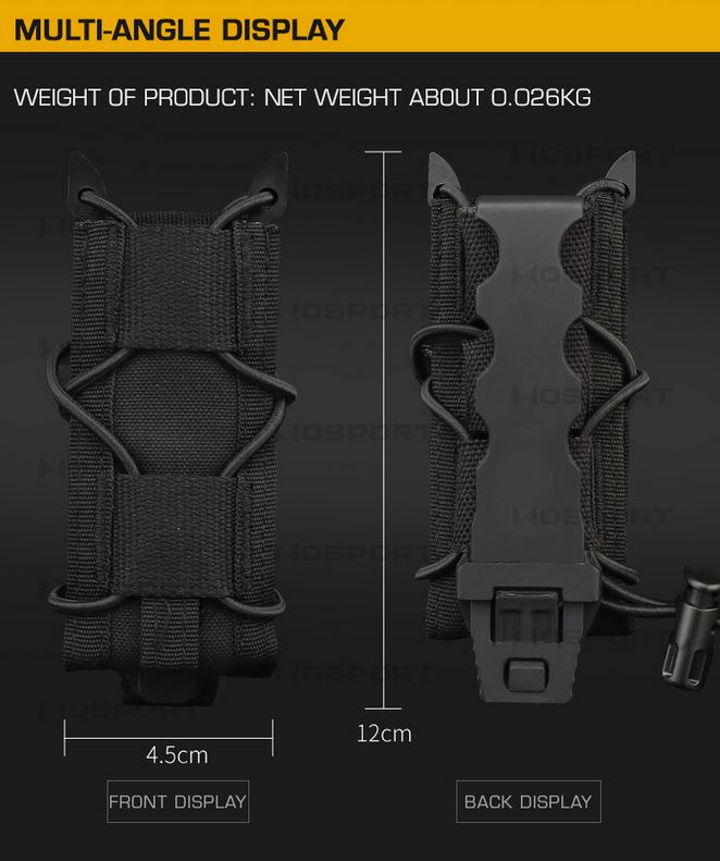 WST Tiger Type 9mm Magazine Molle Pouch - MC OD-A-WOSP107-MC asgbox.pl WST Tiger Type 9mm Magazine Molle Pouch - MC - obrazek 2