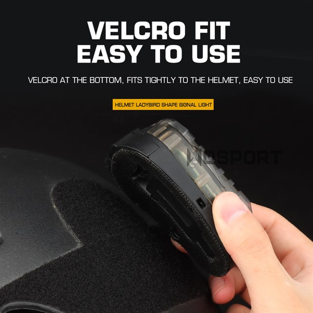 WST helmet signal light - TAN (red light) OD-A-WOSP115-RED asgbox.pl WST helmet signal light - TAN (red light) - obrazek 2