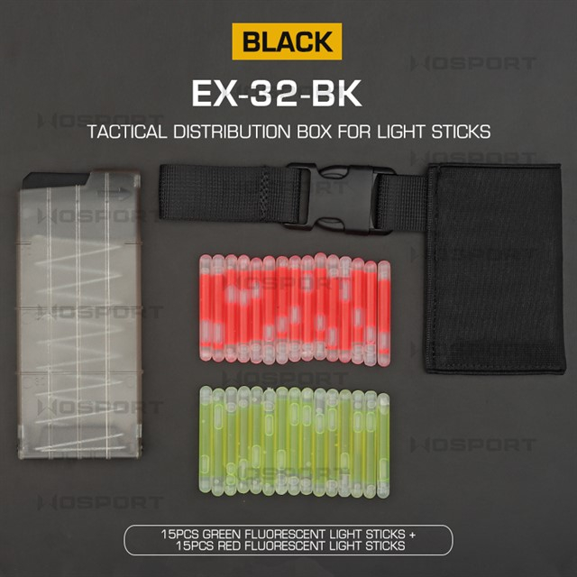 Tactical Distribution Box for Light Sticks - Black OD-A-WOSP119-BK asgbox.pl Tactical Distribution Box for Light Sticks - Black