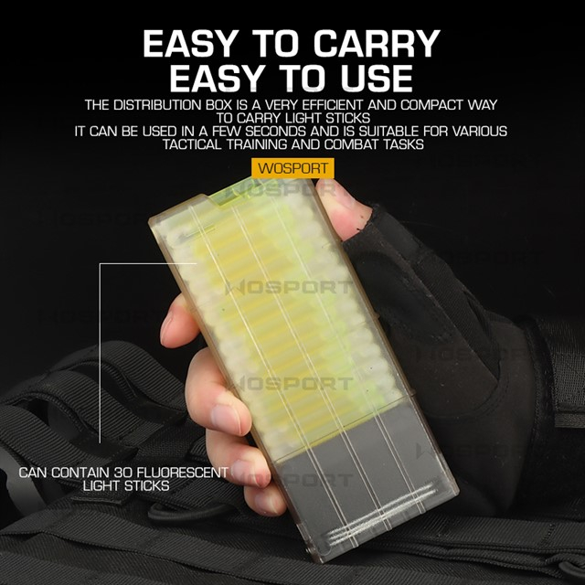 Tactical Distribution Box for Light Sticks - Black OD-A-WOSP119-BK asgbox.pl Tactical Distribution Box for Light Sticks - Black - obrazek 2