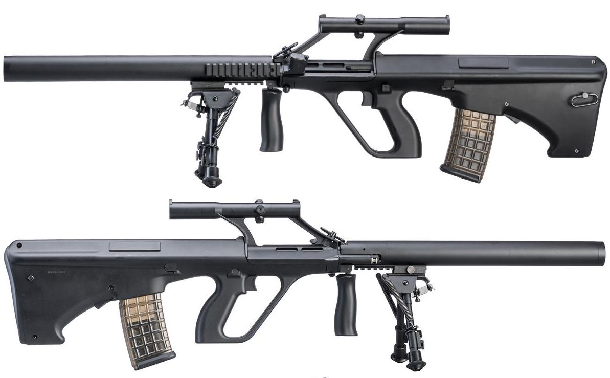 Steyr Aug with silencer (SW-020-AM) - Black OD-A-SWOLF031-BK asgbox.pl Steyr Aug with silencer (SW-020-AM) - Black