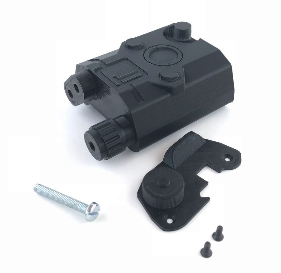 TITAN PEQ15 PEQ Brick Battery Box, 3D Print - Black OD-A-TIT012 asgbox.pl TITAN PEQ15 PEQ Brick Battery Box, 3D Print - Black